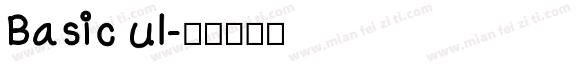Basic ul字体转换